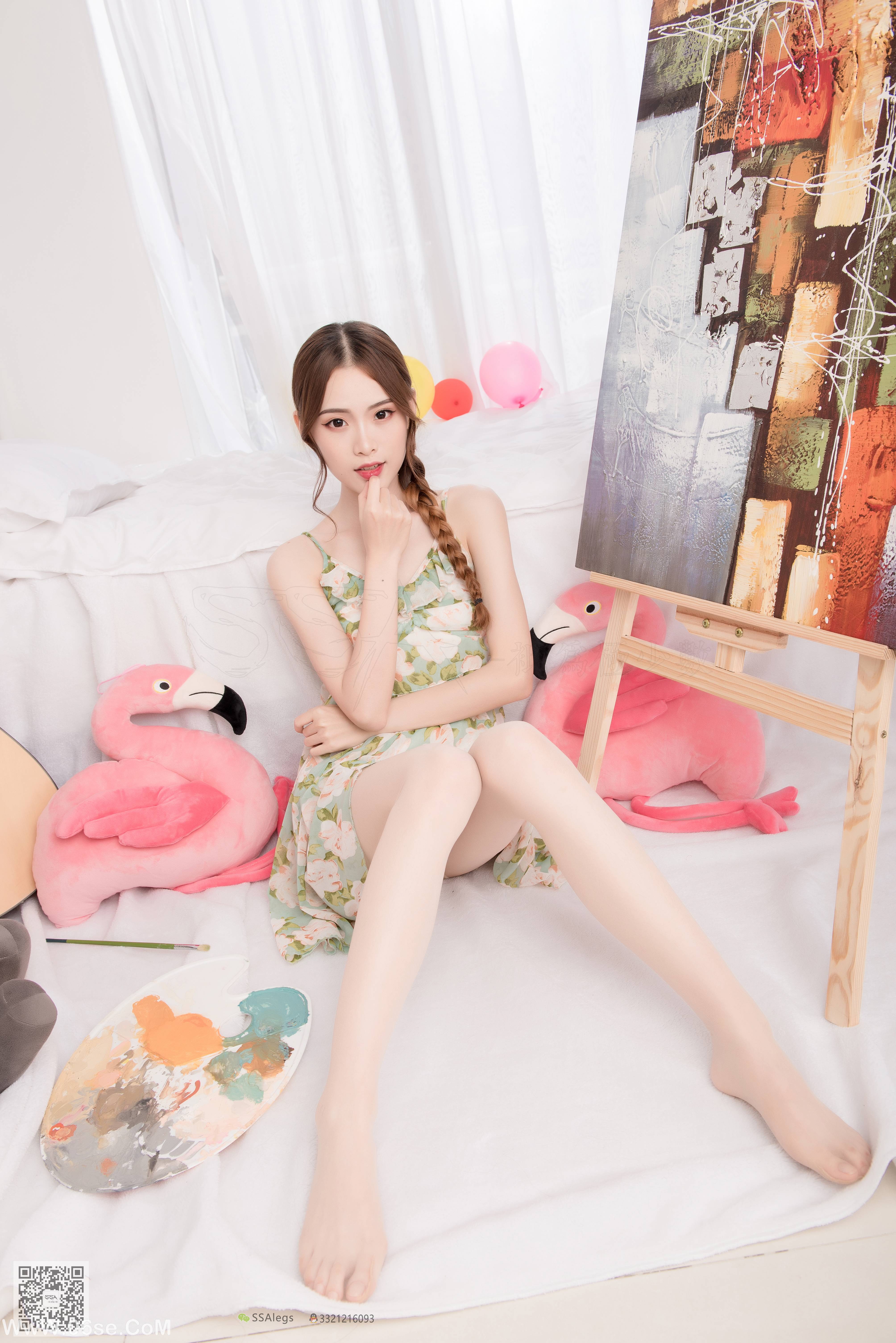 图片[47]-[SSA丝社] NO.022 琪琪 化身灵魂画师肉丝美足特写[99P971M]-六色网