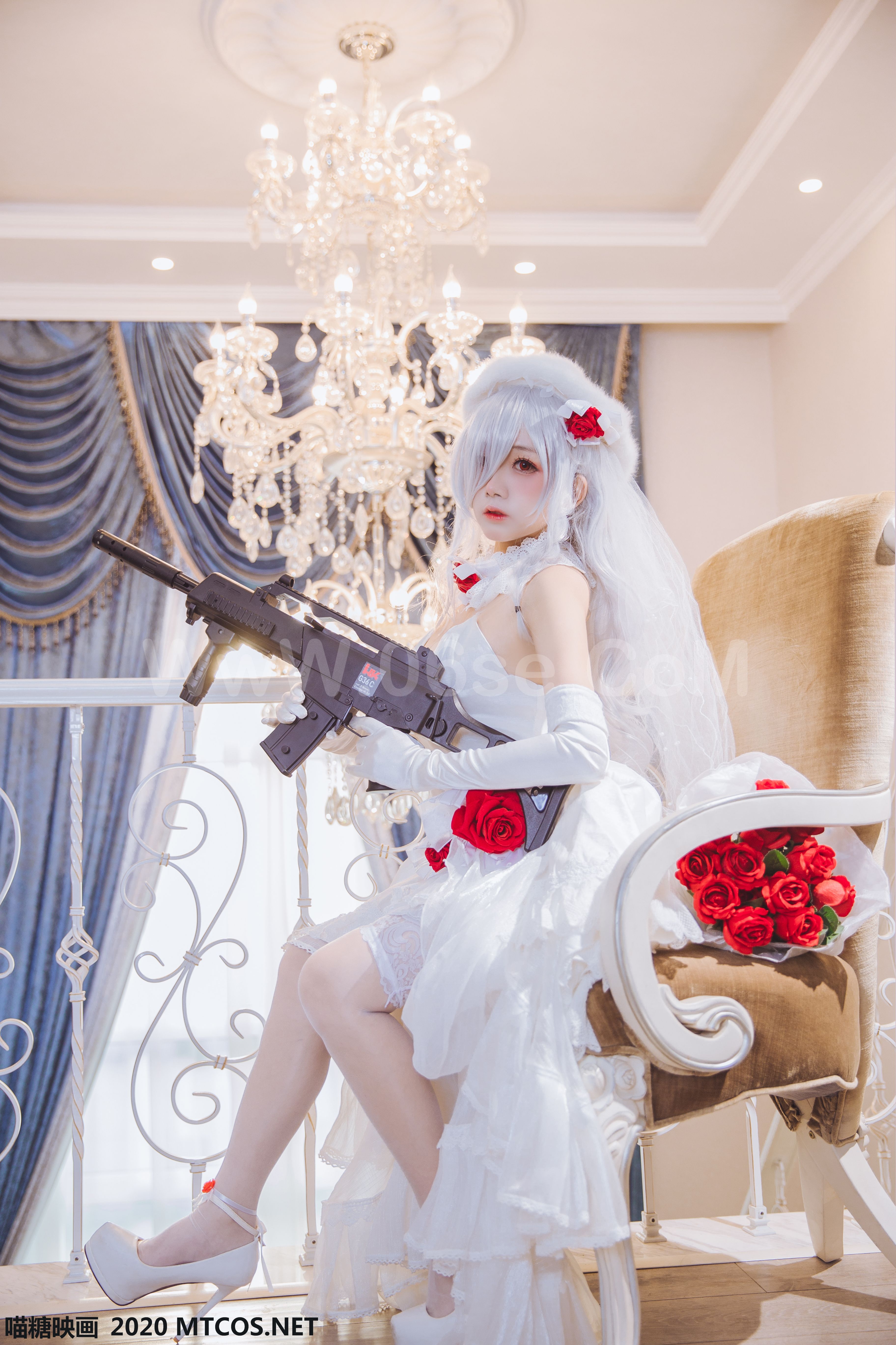 图片[8]-[MTCos] 喵糖映画 Vol.123 花嫁COS-六色网