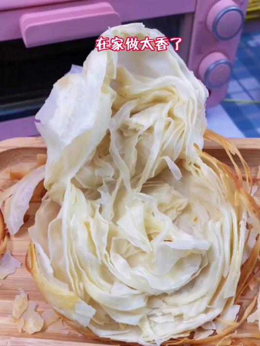 千层起酥饼坯热卖，在家轻松做美味！