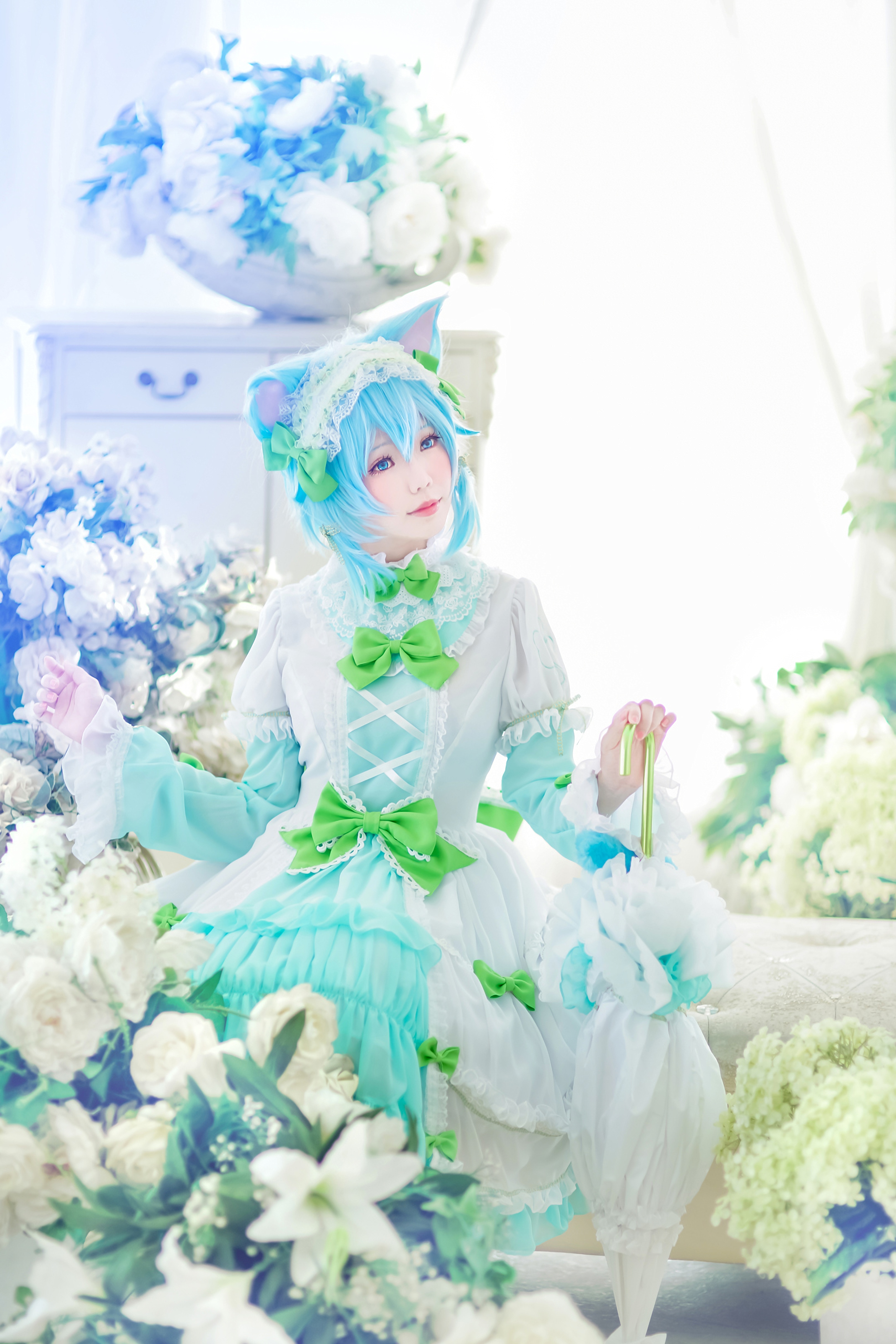 图片[7]-Ely_eee(ElyEE子) NO.042 — 猫耳下午茶[24P46M]-六色网