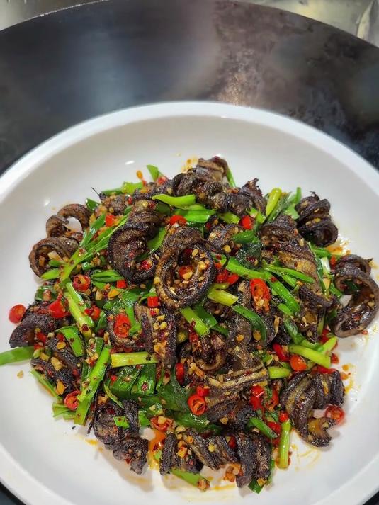 干煸鳝鱼的做法教程