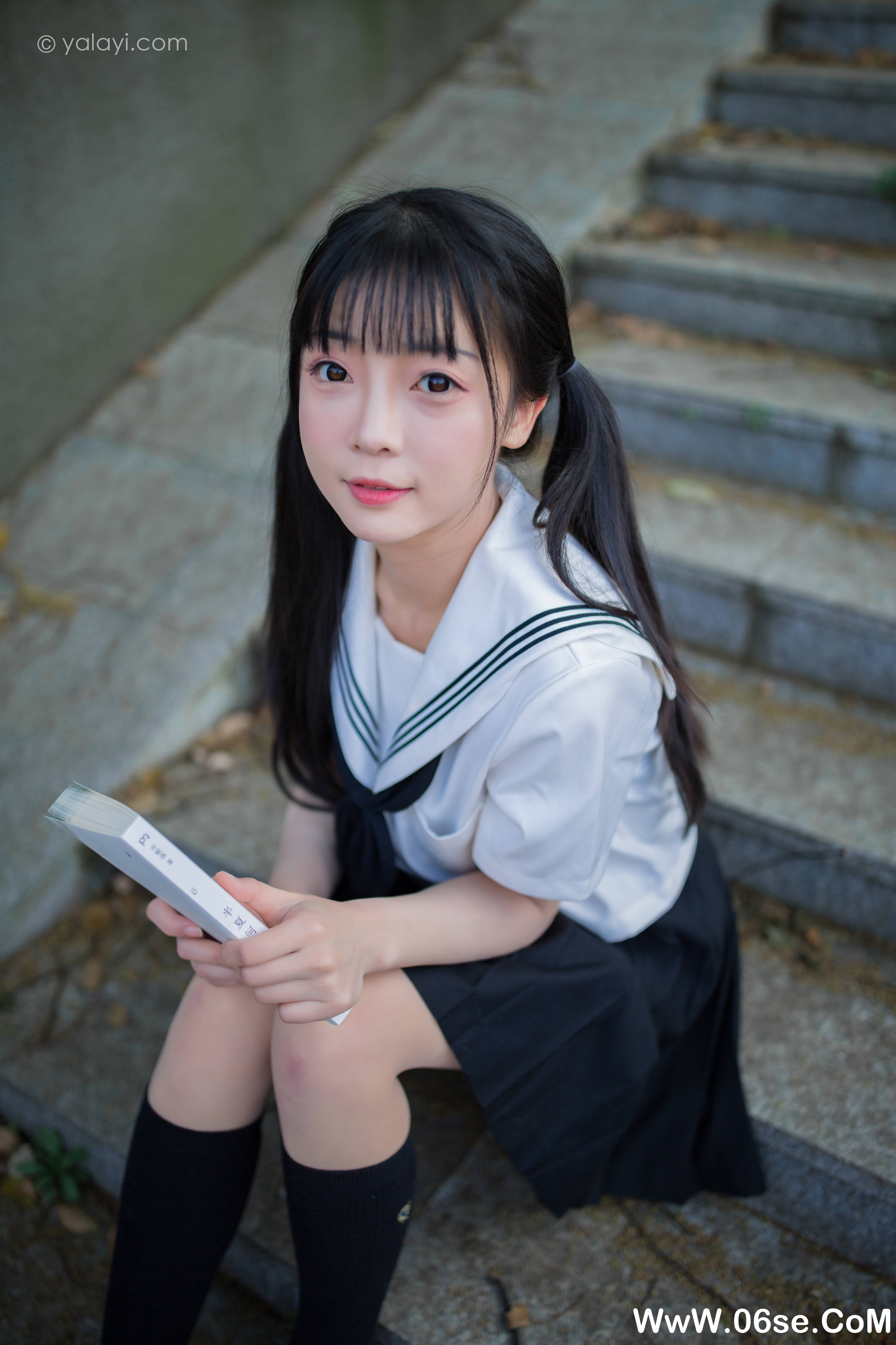 图片[10]-[YALAYI雅拉伊] 2020.07.20 NO.671 妙妙《放学一起走》[41P+1P360M]-六色网