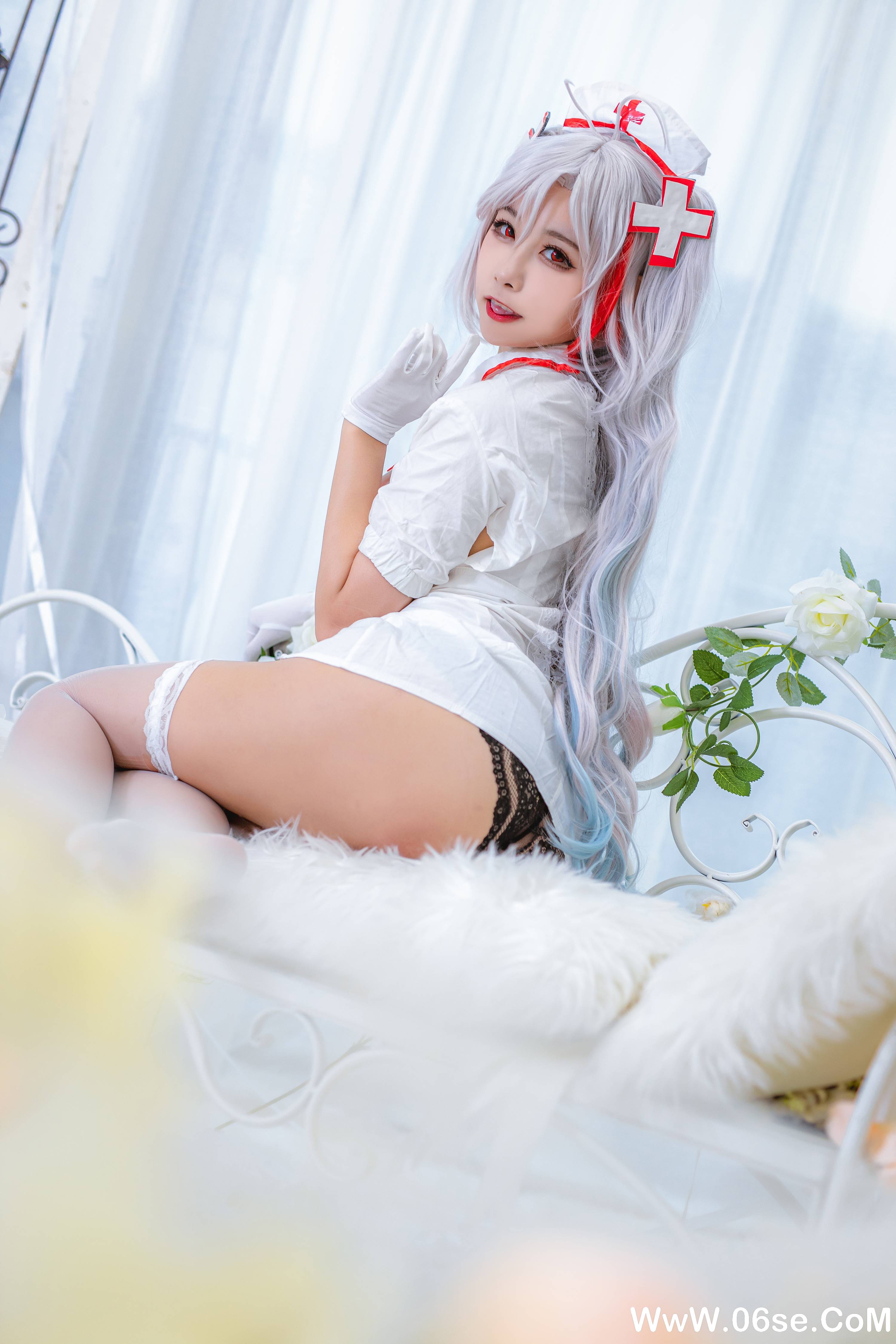 图片[14]-Momoko葵葵 NO.033 — 欧根之护士[21P128M]-六色网