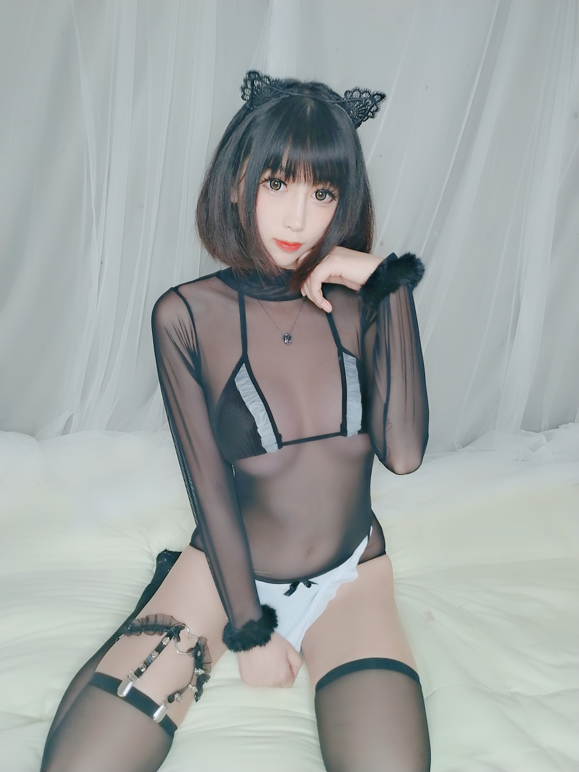图片[10]-黑米粥 NO.005 – 黑猫 [40P+1V117M]-六色网