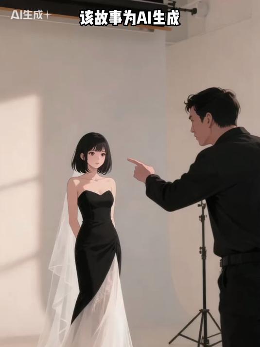 女人婚纱模塌鼻丢广告,塑立体鼻后接 18 单!成高定专属