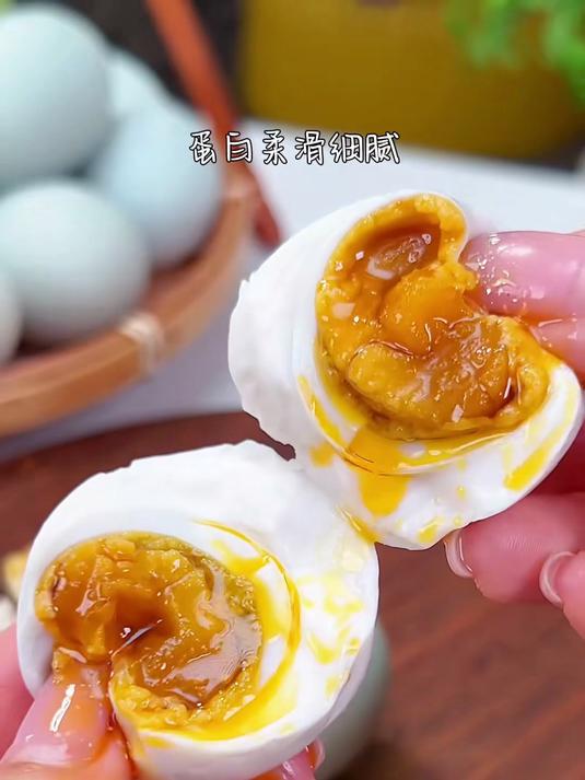 红树林产的海鸭蛋,蛋白嫩滑,不噎人