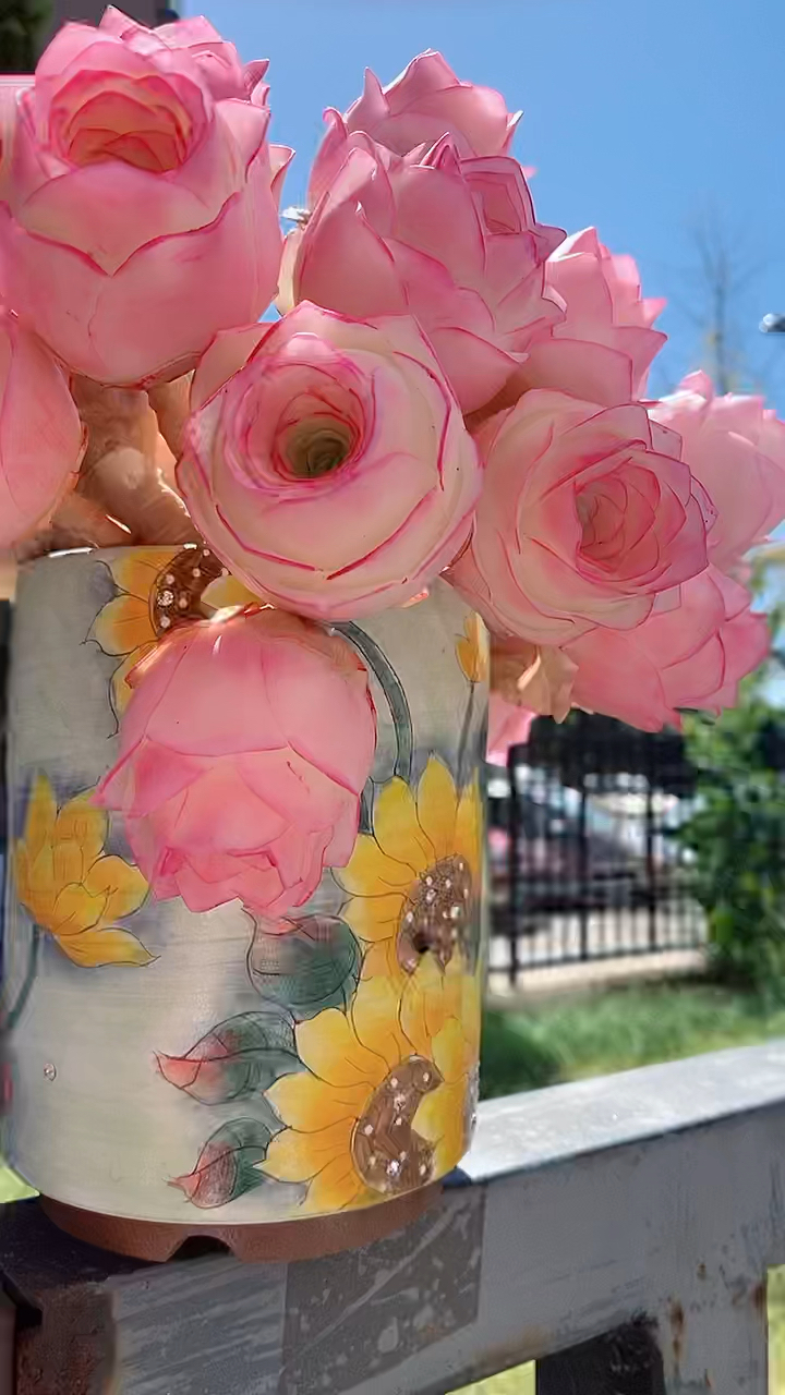 粘土多肉之小情书