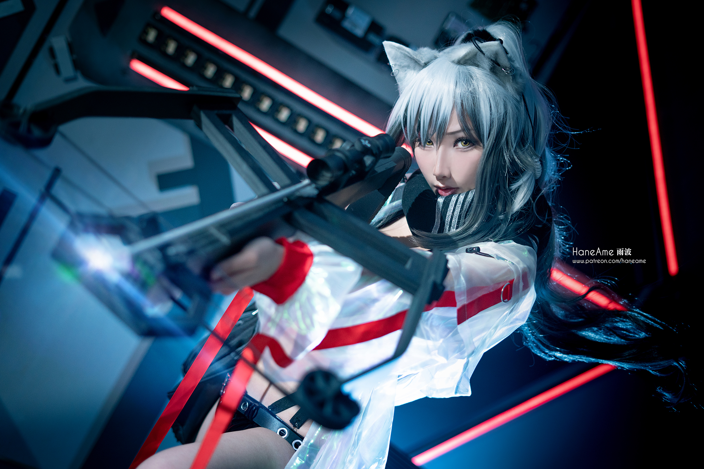 图片[2]-Hane Ame 雨波写真 NO.029 – 明日方舟黑[11P+1V30M]-六色网