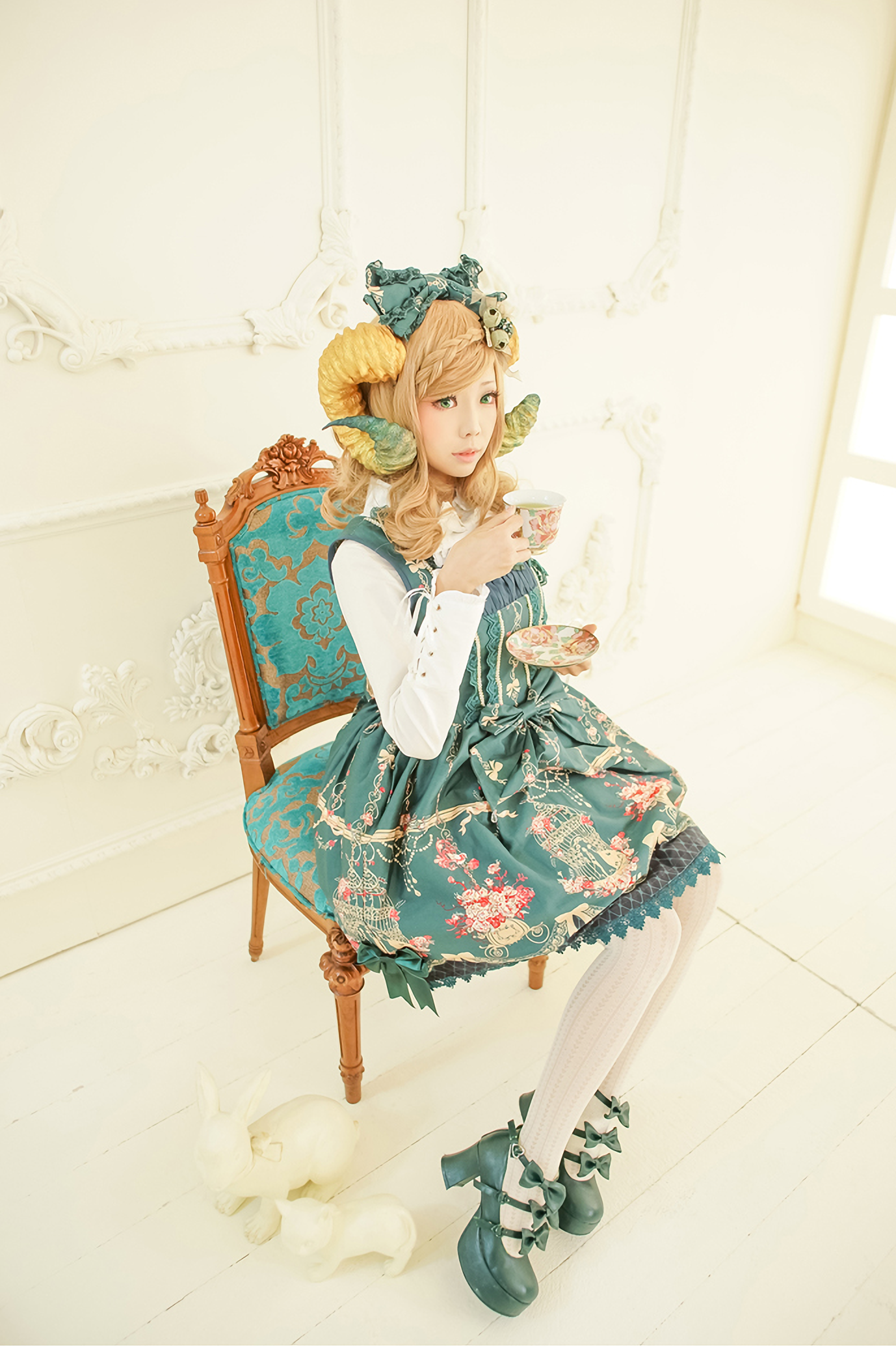 图片[7]-Ely_eee(ElyEE子) NO.016 — 午茶角少女[27P84M]-六色网