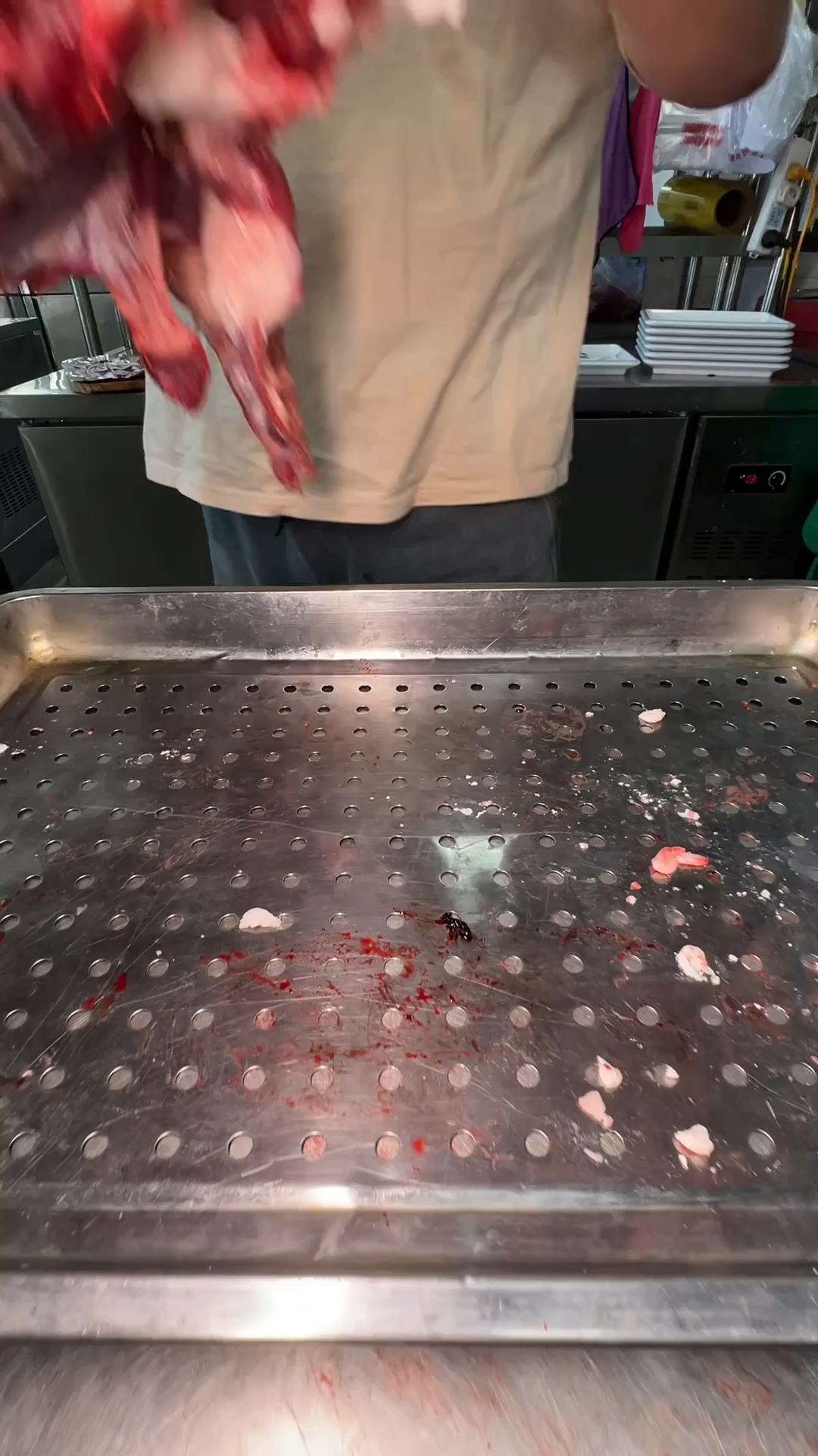 无水干焖羊肉,一滴水不放羊肉太香啦。