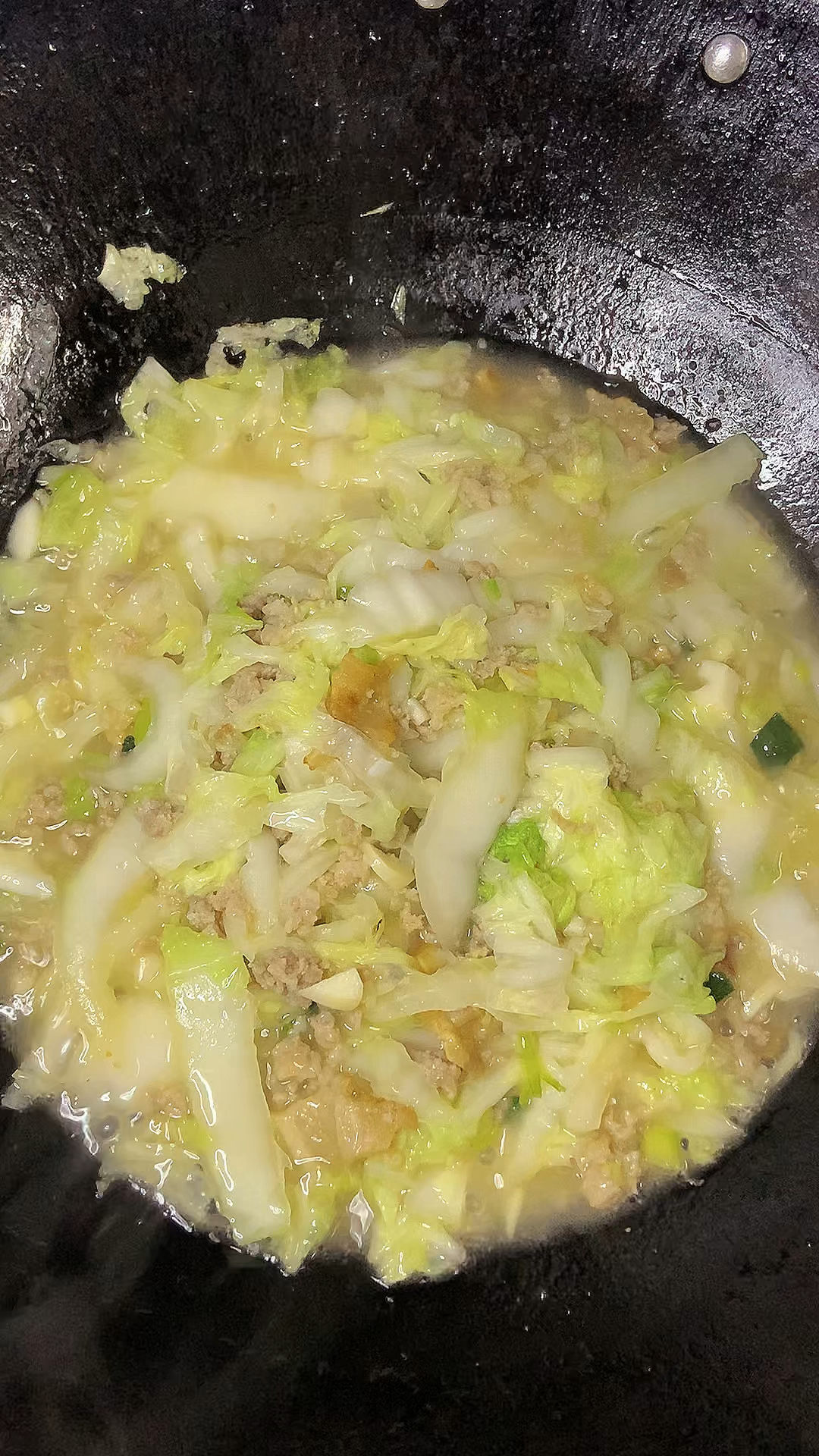 白菜这样搭配肉末炒,鲜香美味又好吃