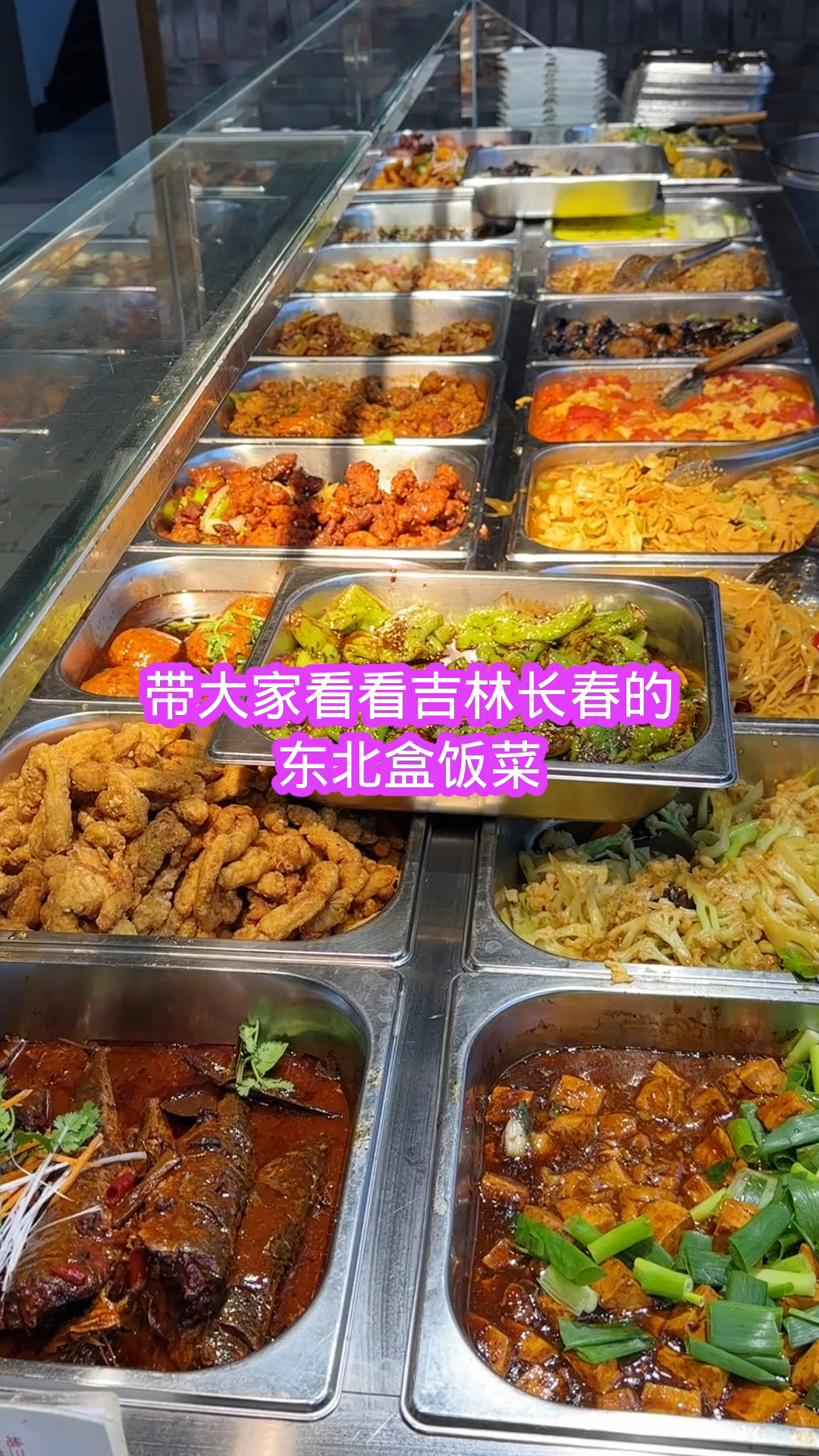 带大家看看吉林长春的东北盒饭菜
