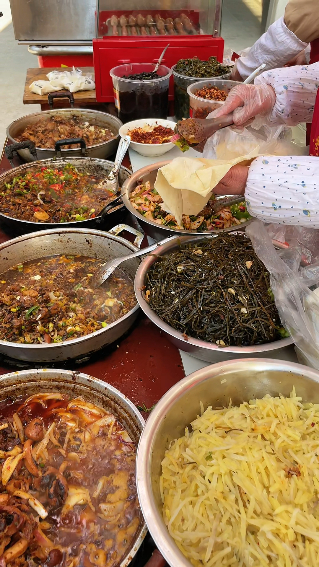 临沂路边摊之卷煎饼