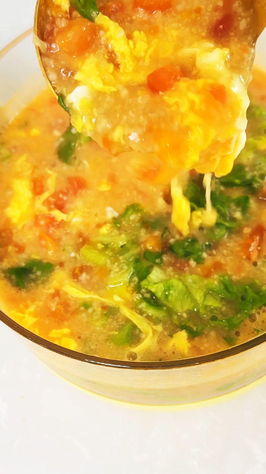 无米番茄鸡蛋粥,真的老好喝了