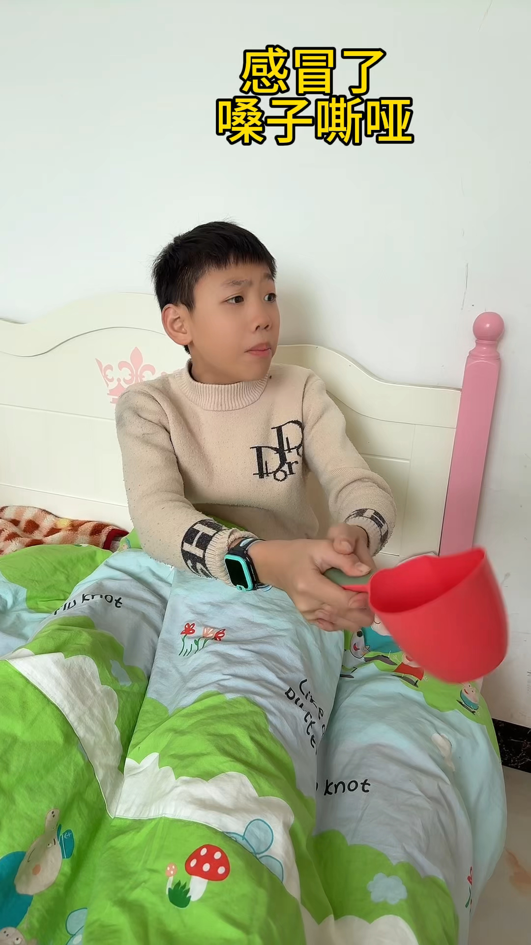 我妈以为房间养了鸭子呢