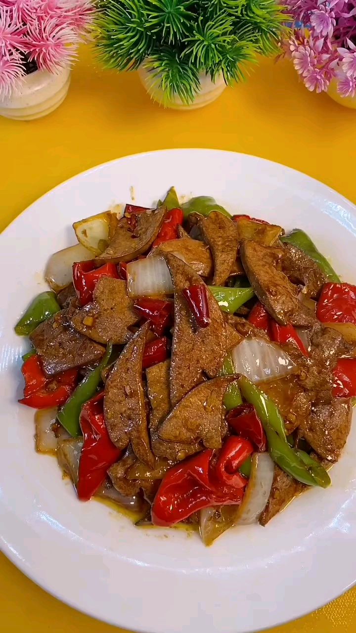 家常菜 第160集‖溜猪肝 有条件的出锅前淋如点薄芡