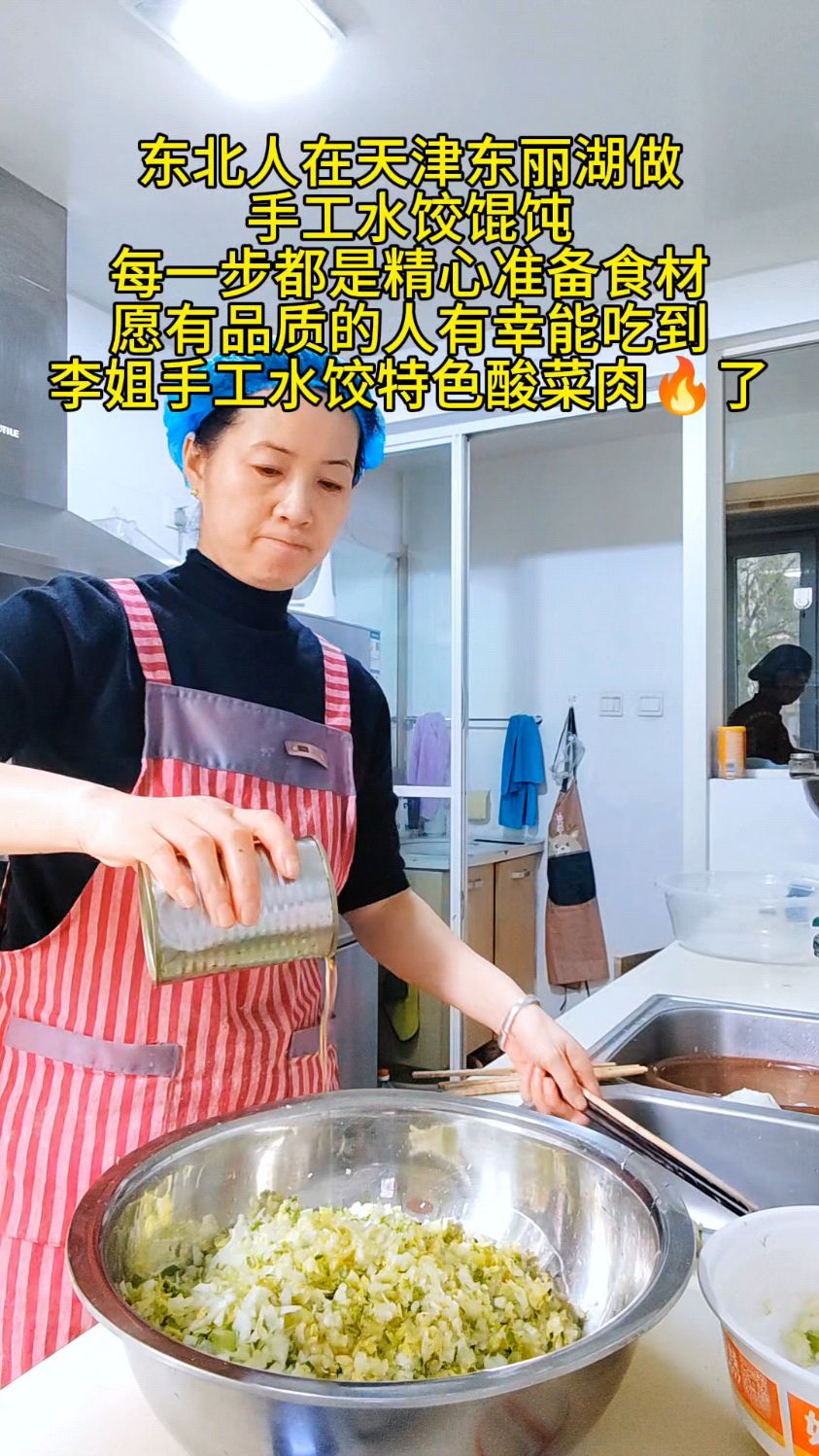 坐标天津东丽湖李姐手工水饺馄饨