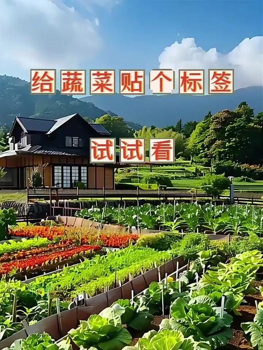 给蔬菜贴个标签试试看