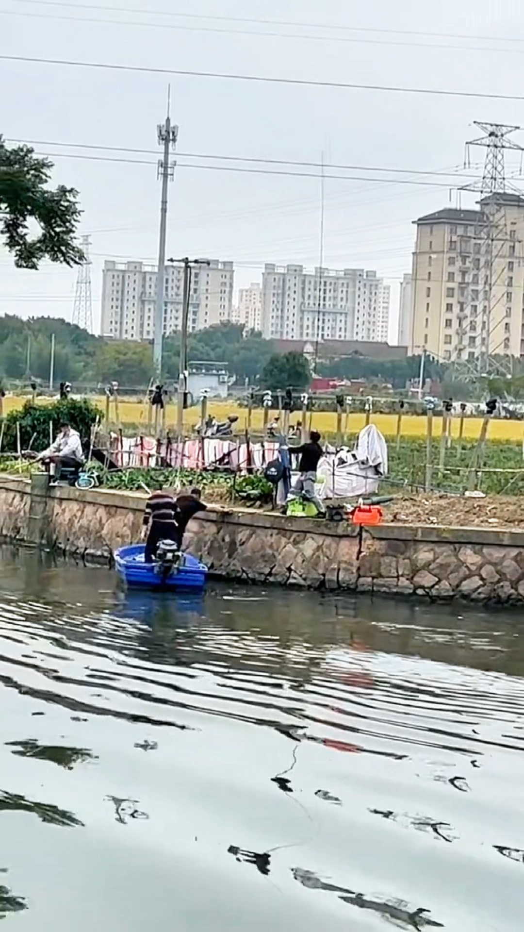 现在电鱼人真嚣张!在河里电鱼被钓鱼佬劝说后还敢打钓鱼佬!
