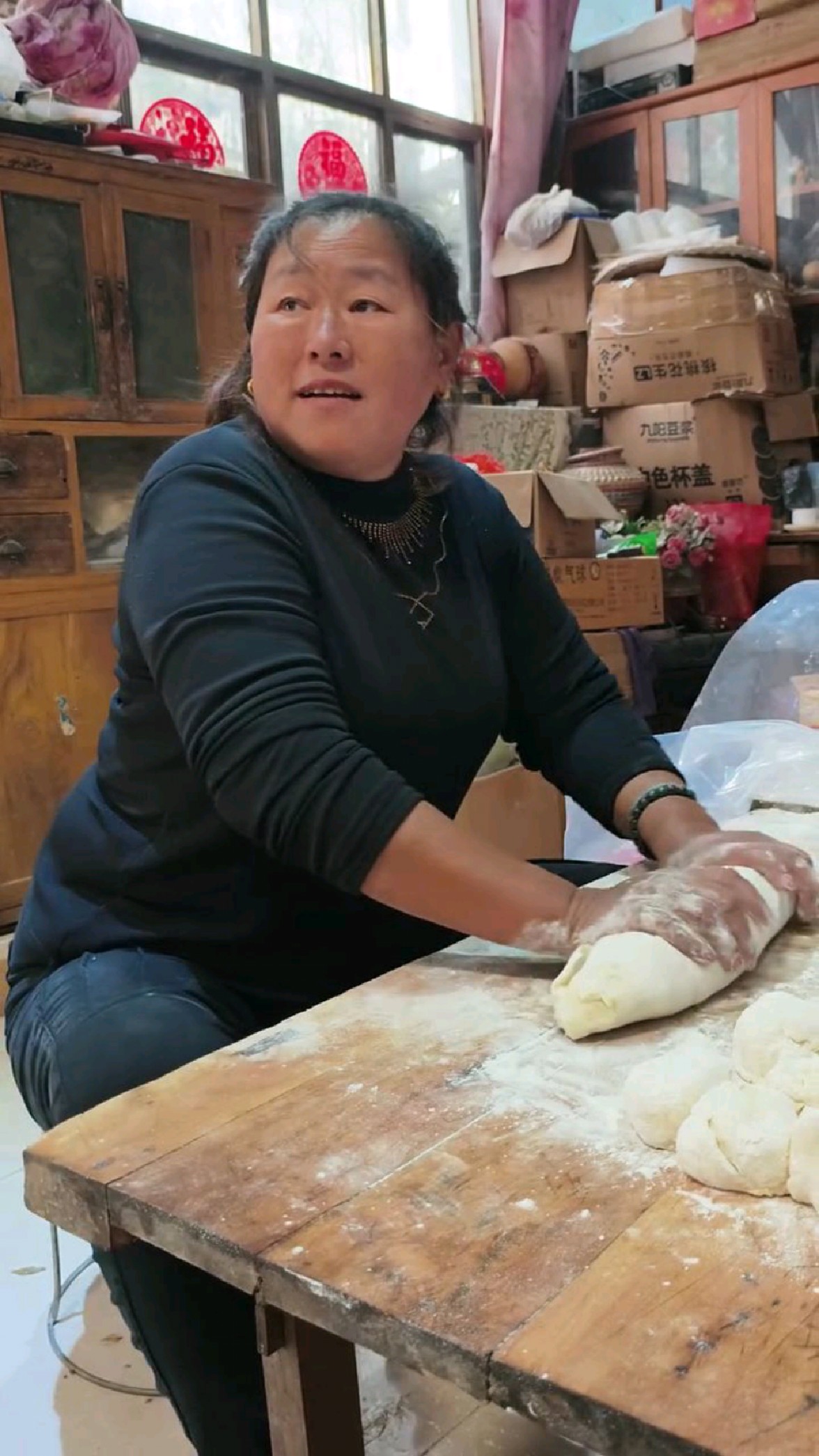 大衣嫂做的山东大馒头太好吃了