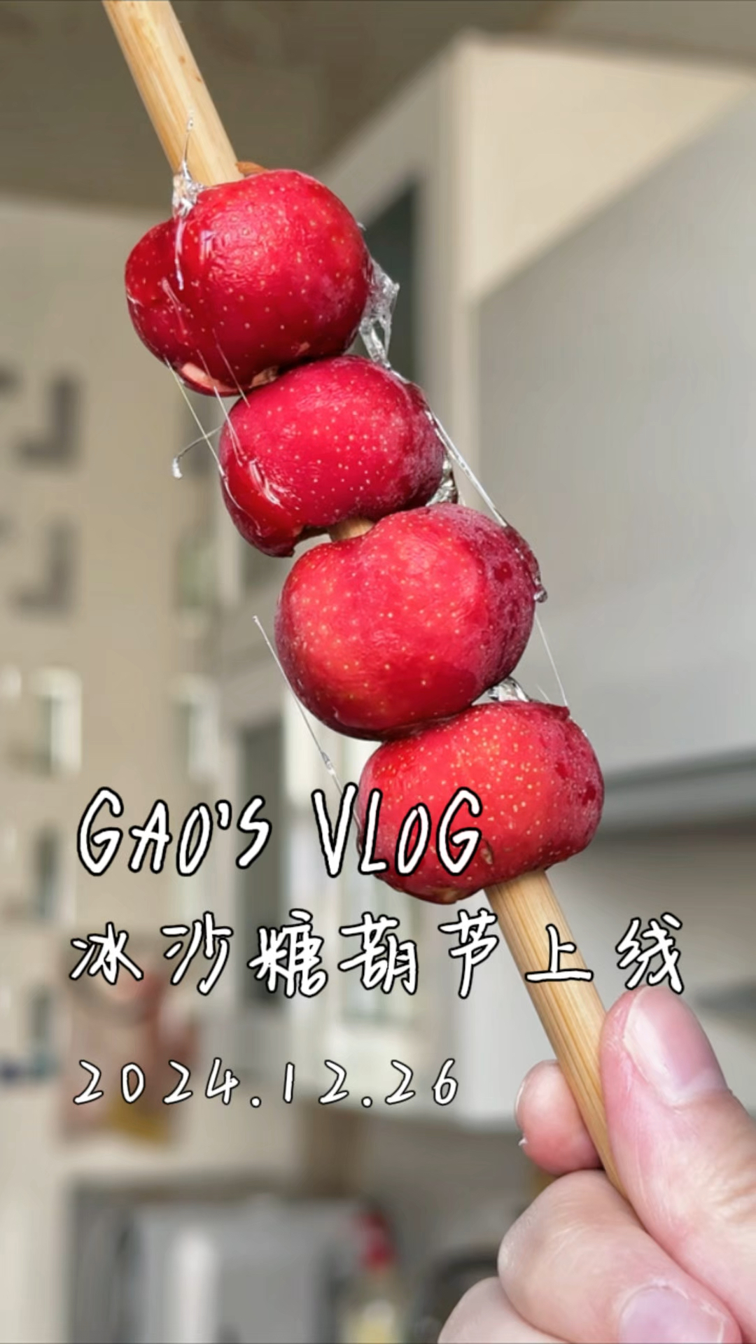 在家做冰糖葫芦2.0!冰沙糖葫芦上线!!#自制糖葫芦 #冰糖葫芦