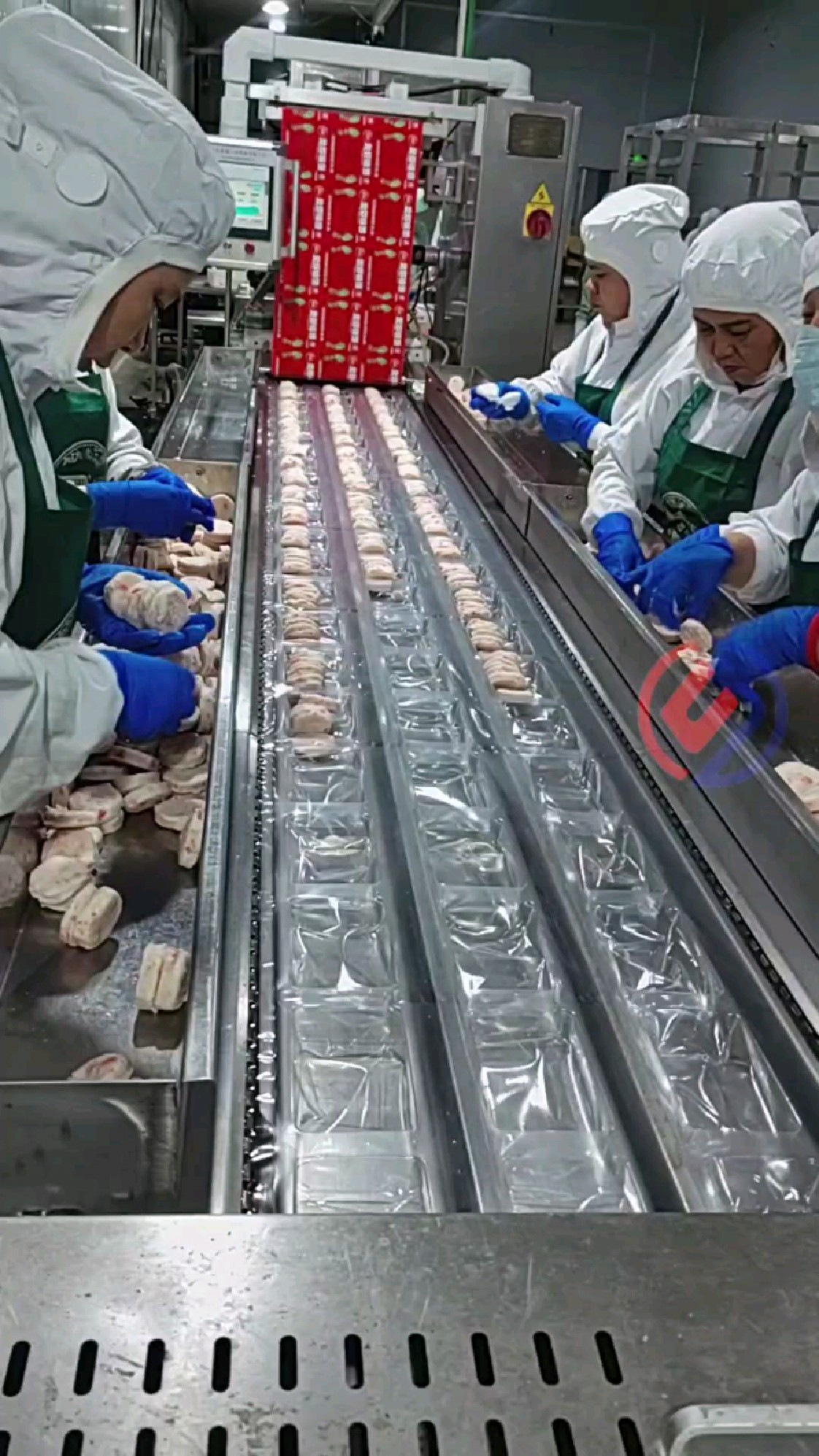 牛丸鱼丸鱼籽福袋包龙虾味球饼锁鲜装火锅食材拉伸膜真空包装机