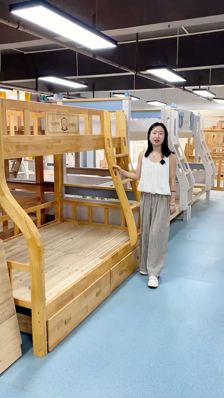 全实木上下子母床