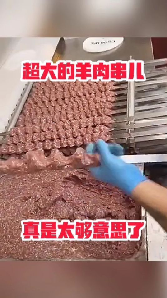 超大羊肉串儿真是太够意思了!