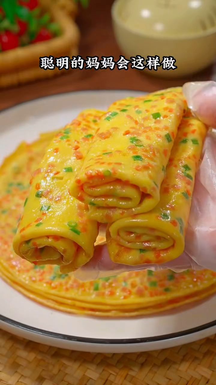 牛奶鸡蛋饼新做法