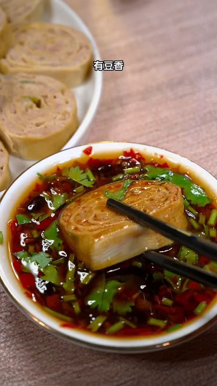 豆皮肉卷这样做法太好吃了