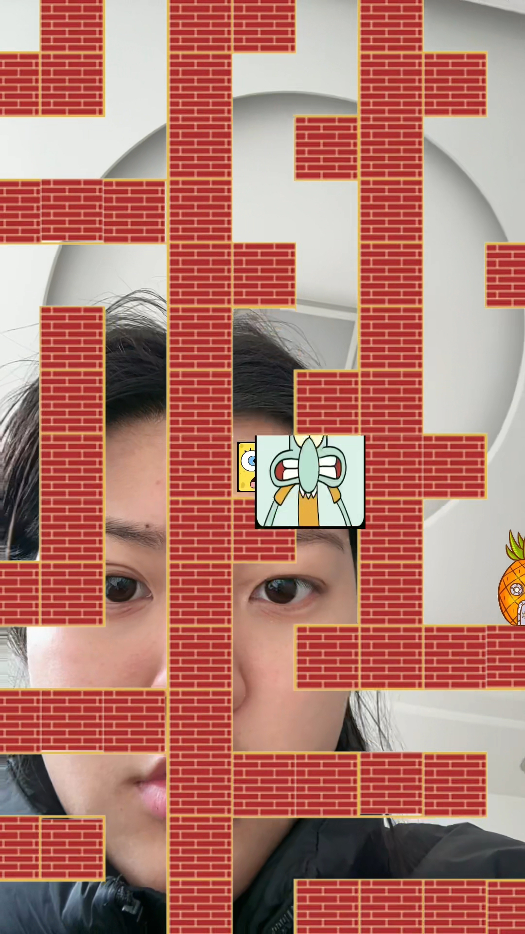 章鱼哥居然把海绵宝宝给吃了