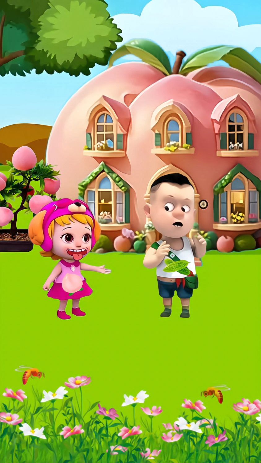 小朋友们的水果蔬菜房子