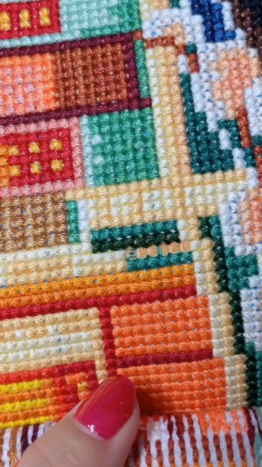 十字绣这样绣,一看就会