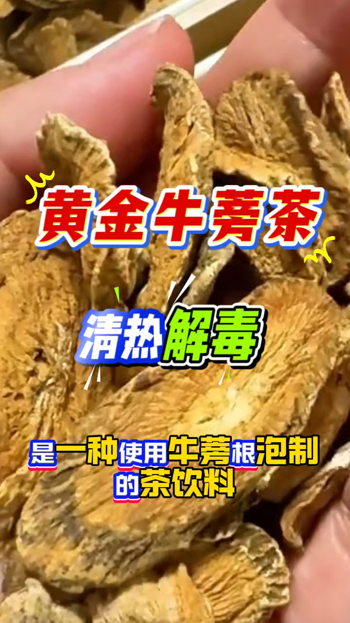 黄金牛蒡茶的好处,你知道吗?