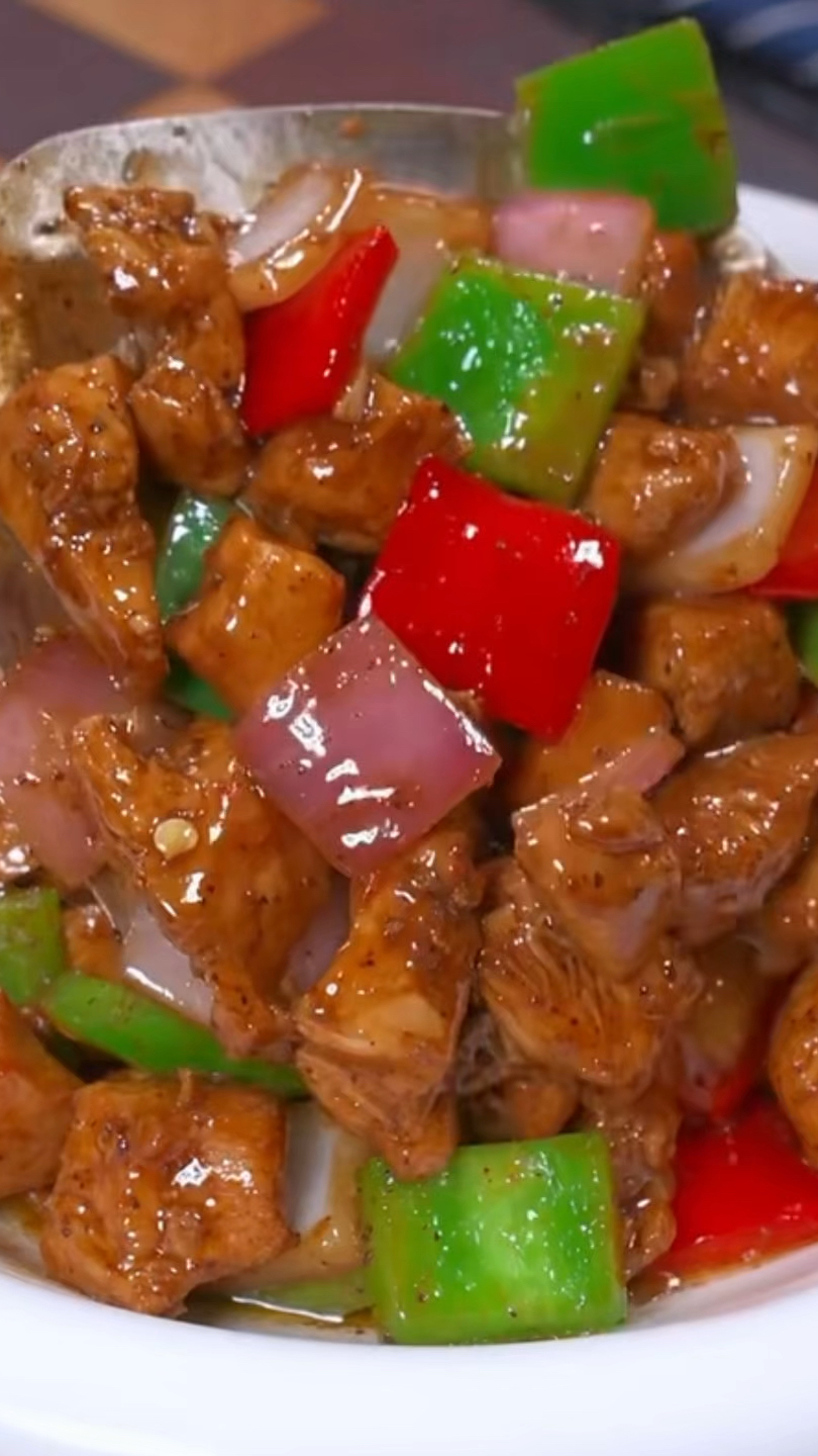 今日分享:黑椒牛柳和黑椒鸡胸肉的做法!