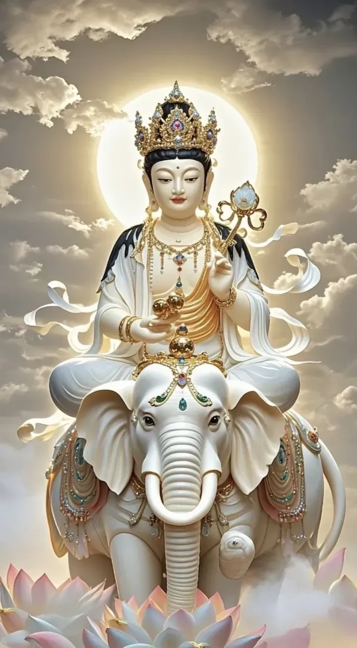 普賢菩薩 普贤菩萨Samantabhadra