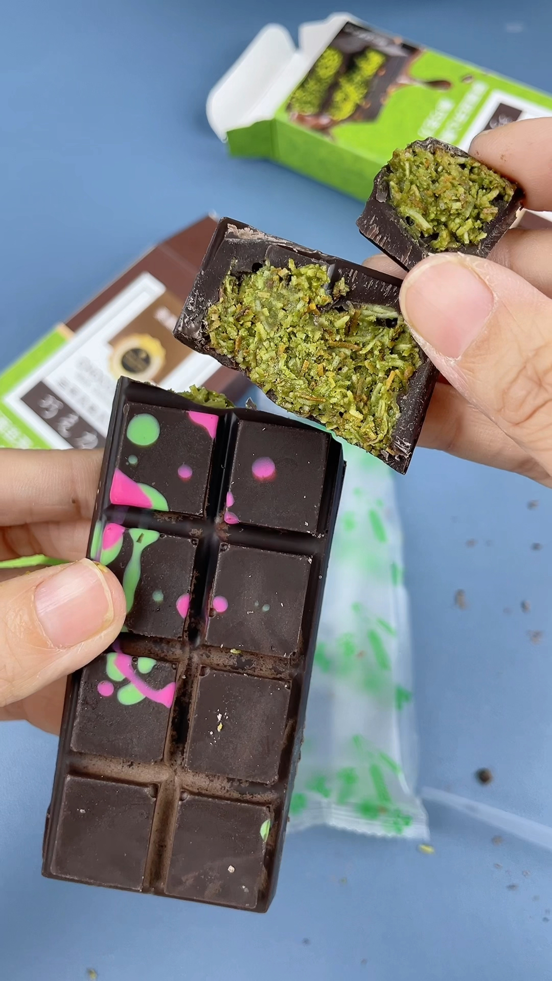 第一次吃迪拜风味巧克力