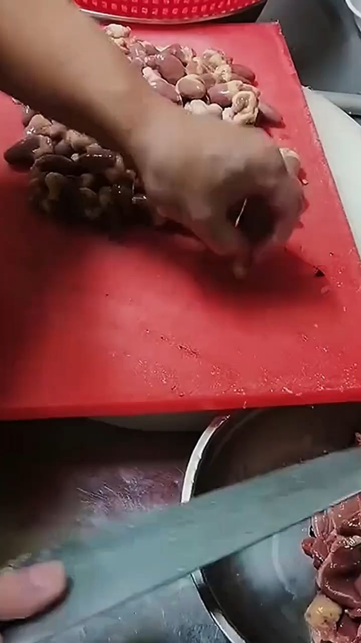 鸡心眼的快速改刀方法。