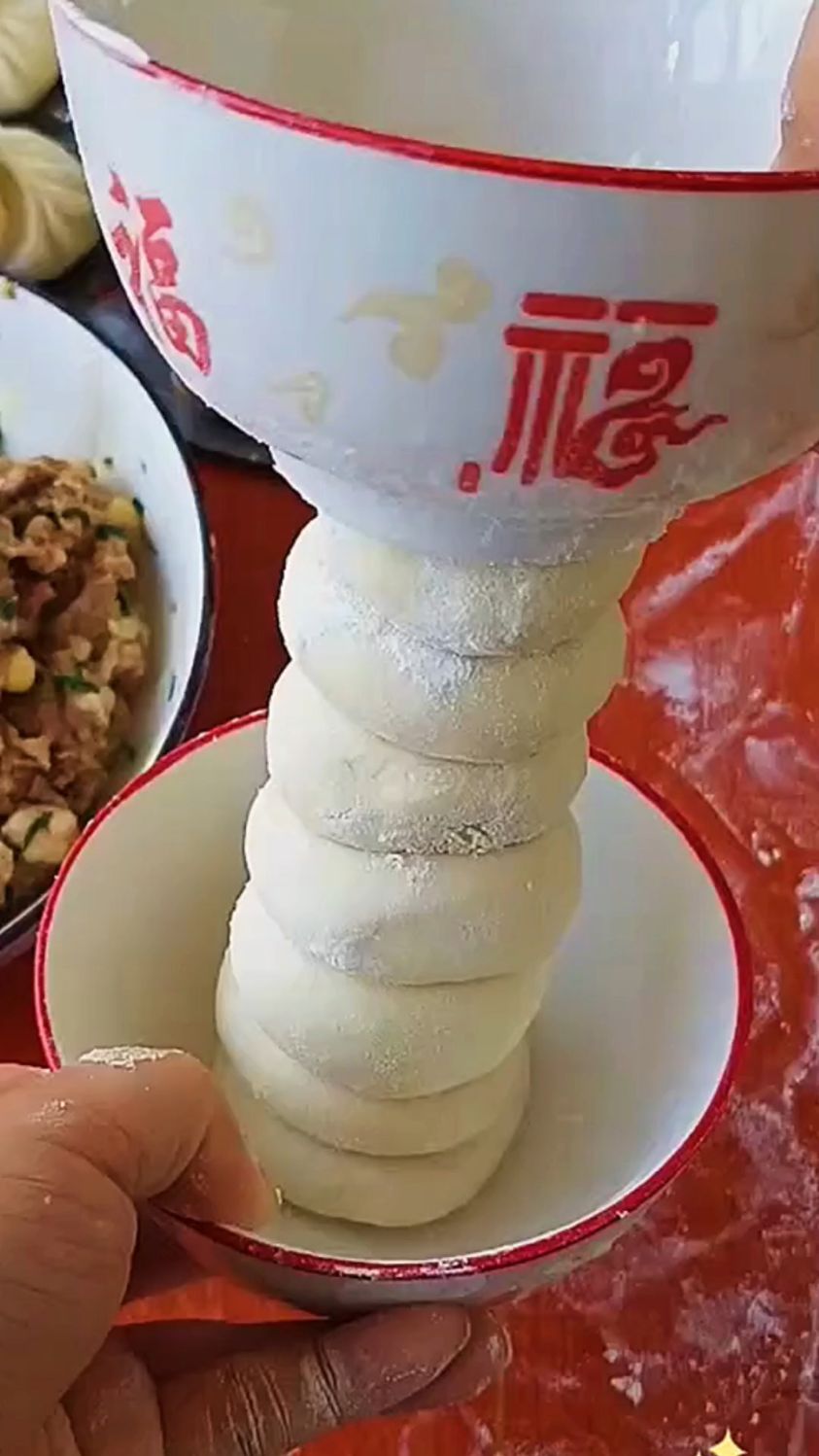 包子的花样面食包法。