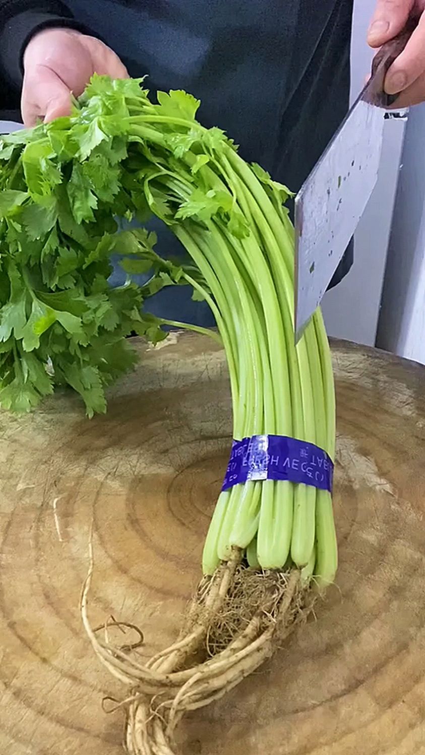芹菜,的快速切法