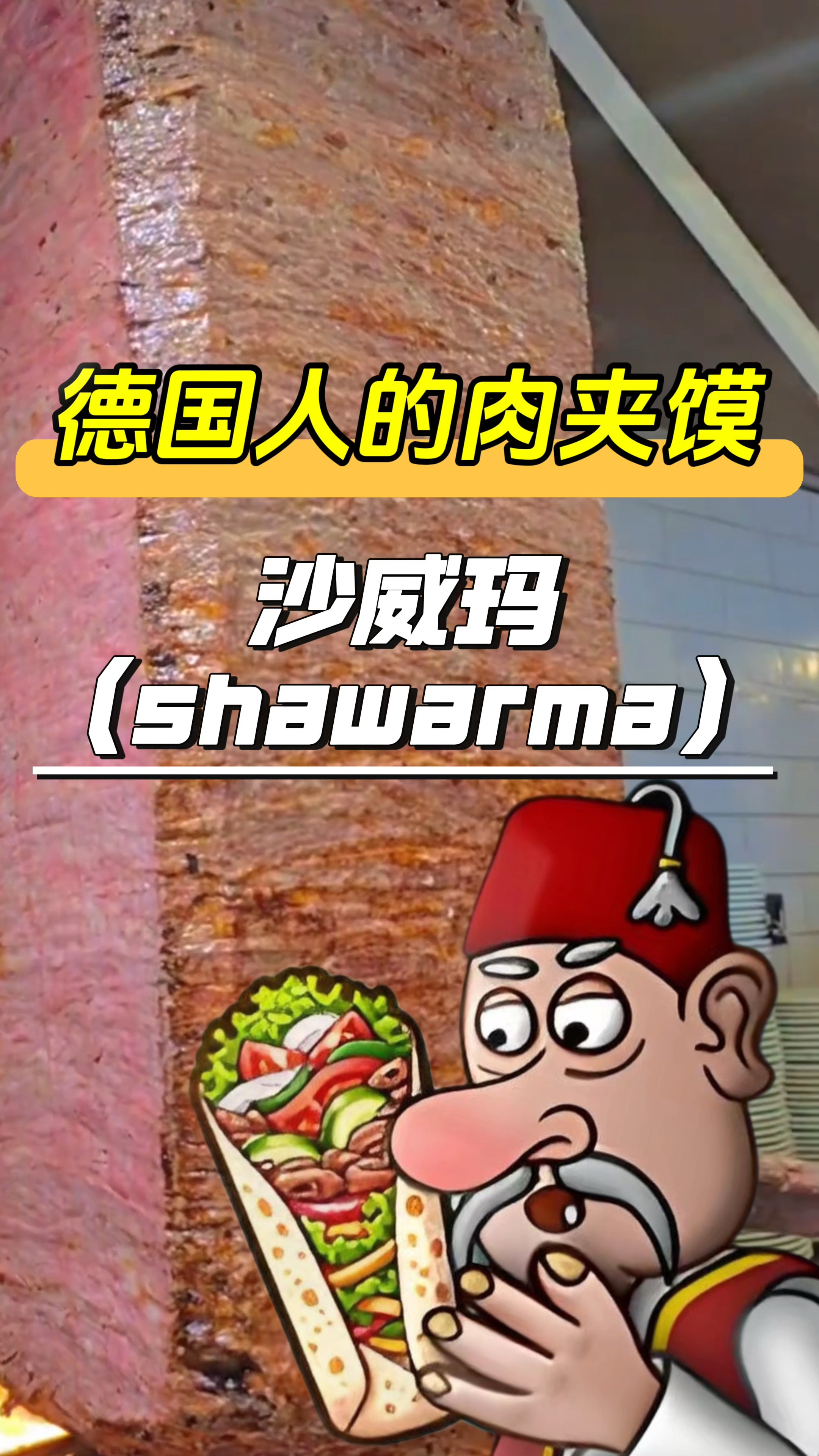 德国人的肉夹馍,沙威玛