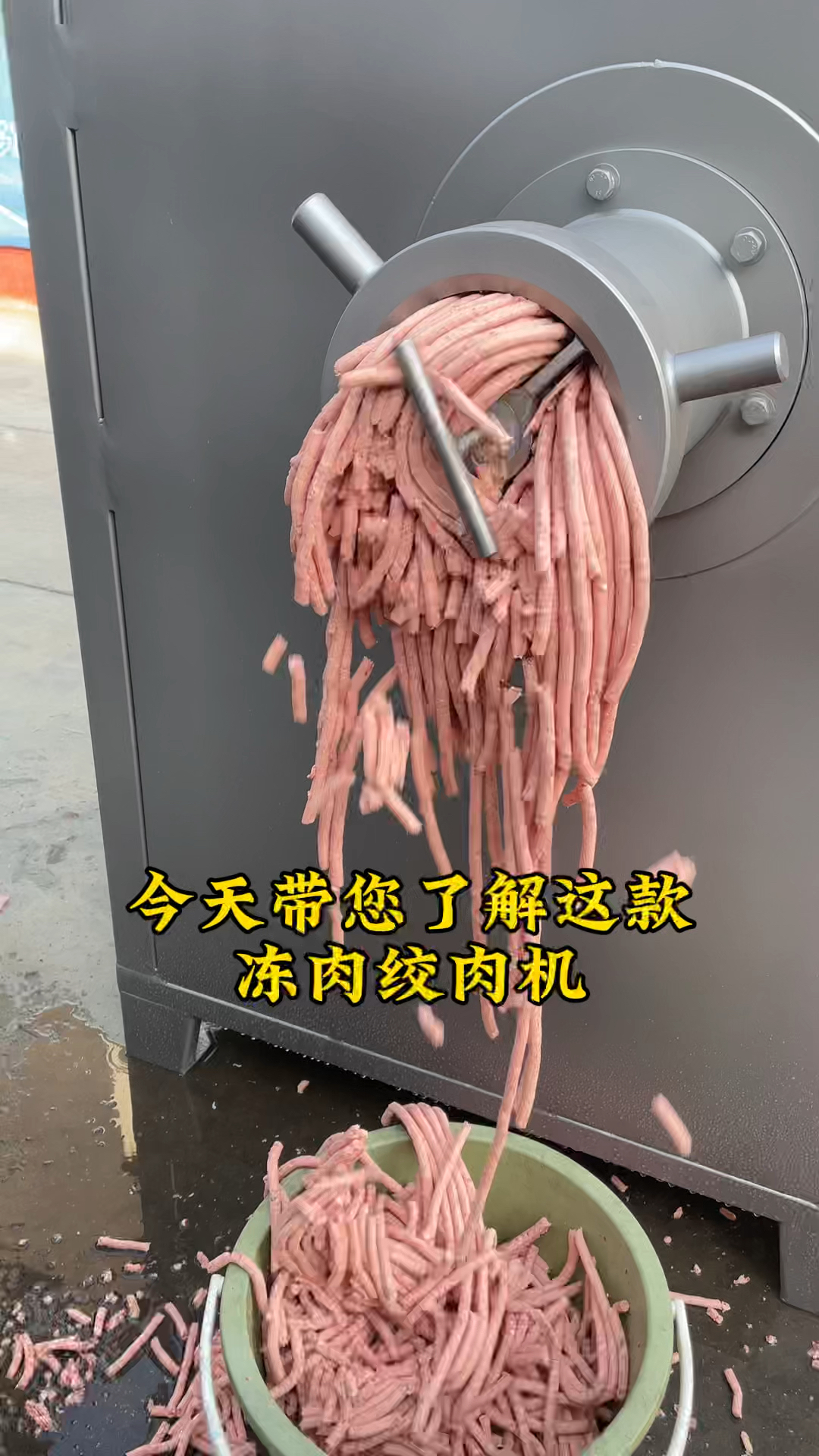 大型冻肉绞肉机,骨泥机,绞肉细腻,连续绞肉