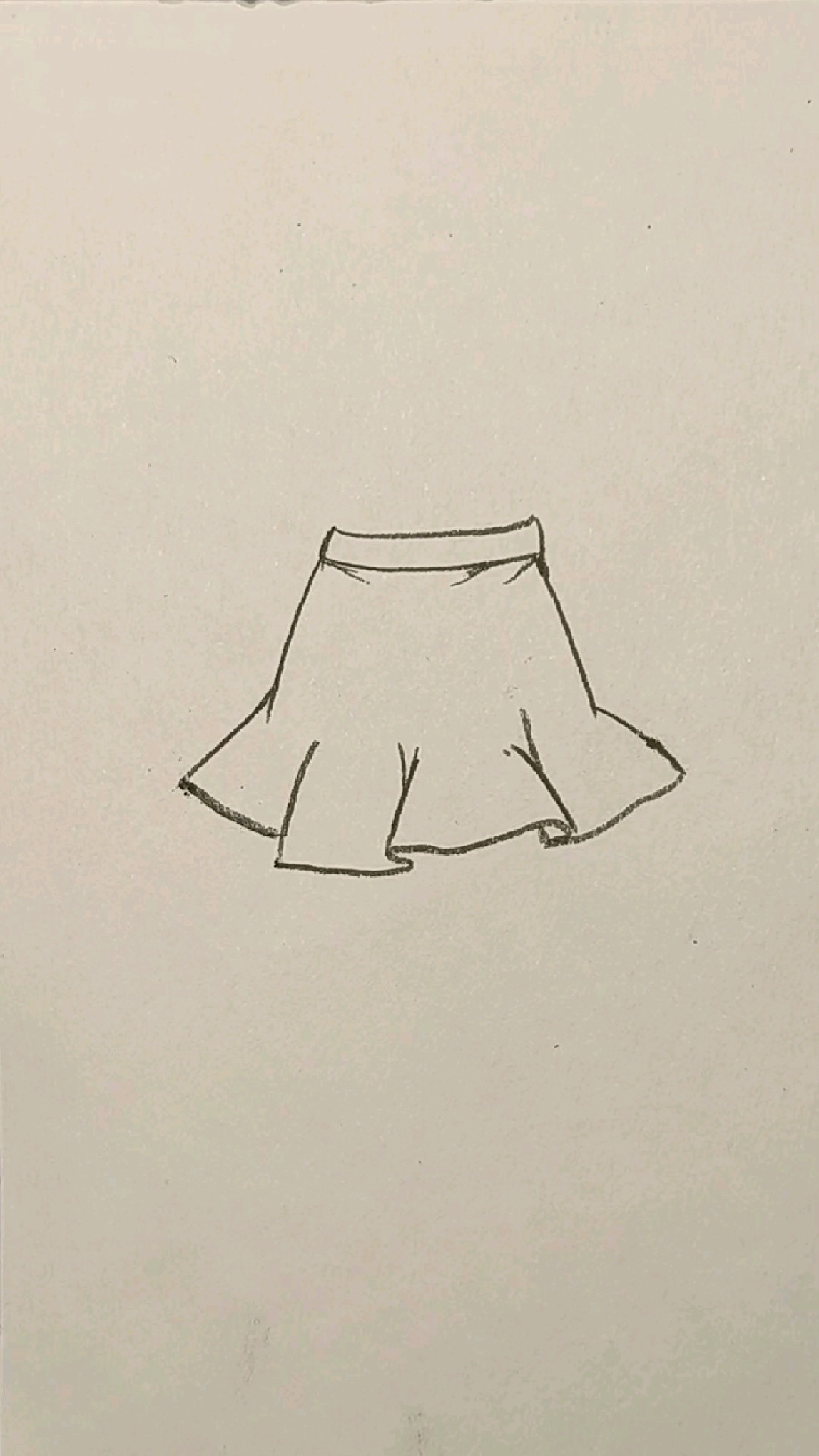 包臀鱼尾裙怎么画,30秒教会你