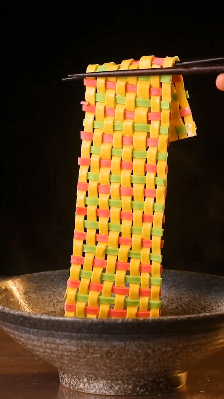 华丽的真裤带面,中华面食最惊艳