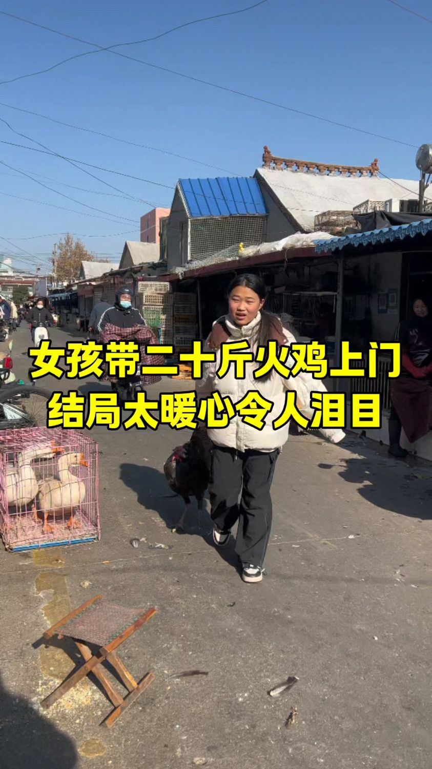 女孩带二十斤火鸡上门,结局太暖心令人泪目