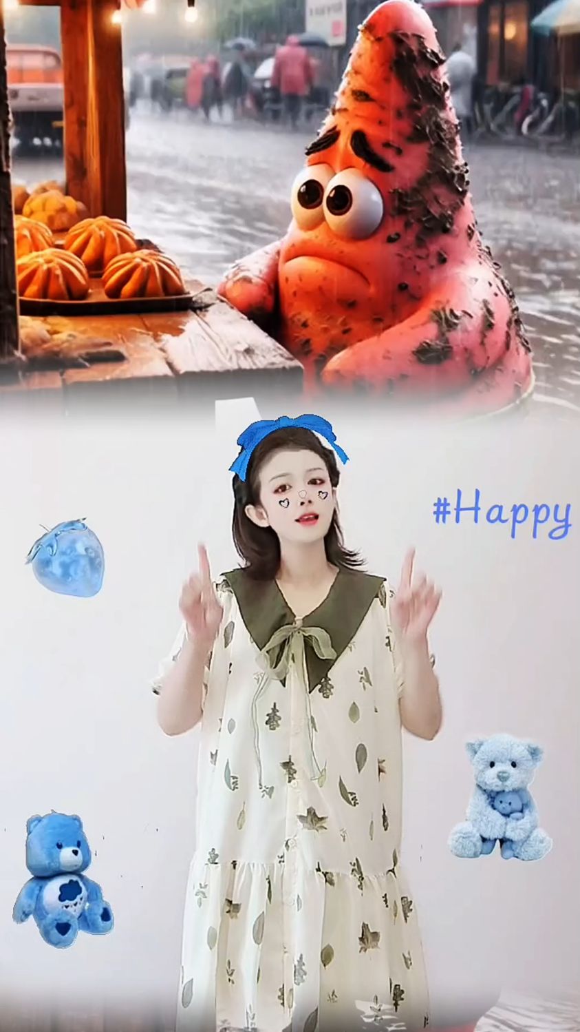 #皇子手势舞 #虫儿飞 #派大星
