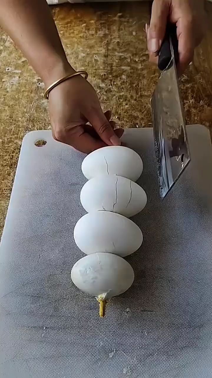 看看鹅蛋让我切个稀碎