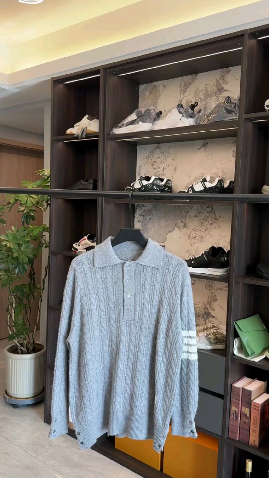 TB汤姆布朗羊毛针织POLO衫商务气息满满