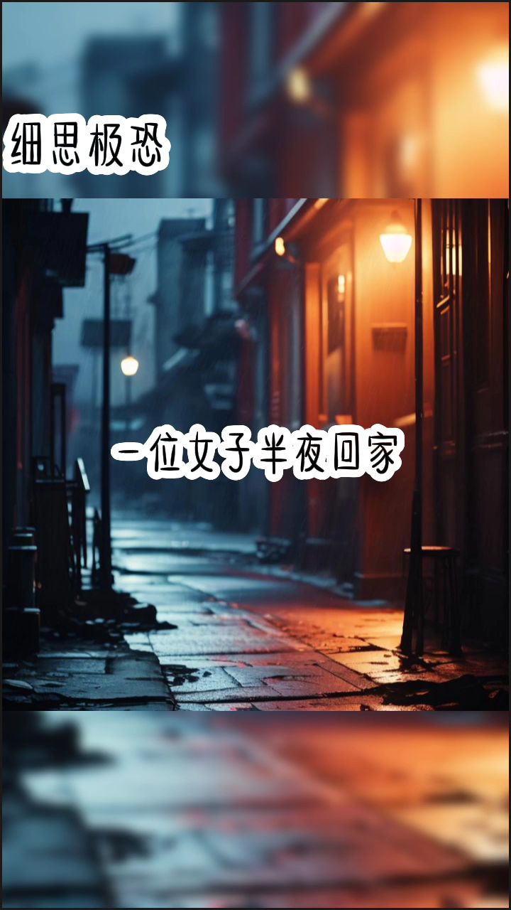 一位女子半夜回家