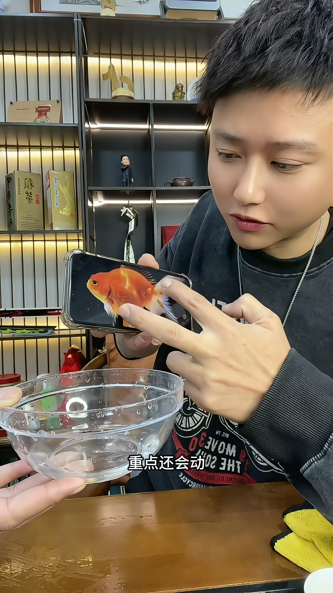 手机出金鱼魔术,了解一下!